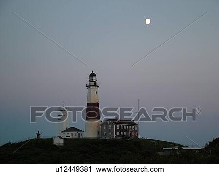 Montauk, NY, New York, Long Island, Atlantic Ocean, Montauk Point Lighthouse ca. 1796 View Large Photo Image Stock Image - Montauk, NY, New York, Long Island, Atlantic Ocean, Montauk Point Lighthouse ca. 1796. Fotosearch