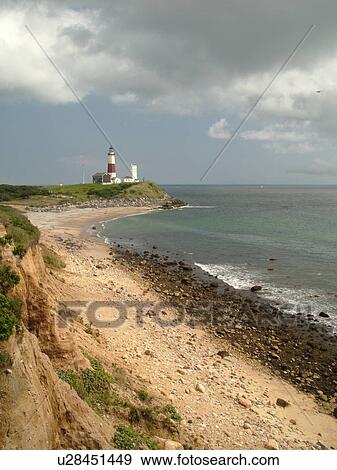 Montauk, NY, New York, Long Island, Atlantic Ocean, Montauk Point Lighthouse ca. 1796 View Large Photo Image Stock Photo - Montauk, NY, New York, Long Island, Atlantic Ocean, Montauk Point Lighthouse ca. 1796. Fotosearch