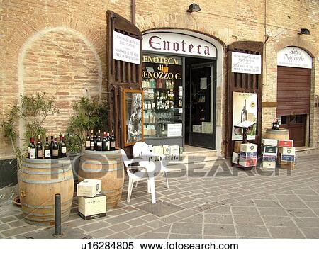 Montefalco, Umbria, Italy, Europe, Sagrantino Wine Shop in the piazza in downtown Montefalco. View Large Photo Image Stock Photography - Montefalco, Umbria, Italy, Europe, Sagrantino Wine Shop in the piazza in downtown Montefalco.. Fotosearch