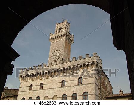 Montepulciano, Tuscany, Italy, Toscana, Europe, Palazzo Comunale and 14th-century Tower in the medieval town of Montepulciano. View Large Photo Image Stock Image - Montepulciano, Tuscany, Italy, Toscana, Europe, Palazzo Comunale and 14th-century Tower in the medieval town of Montepulciano.. Fotosearch
