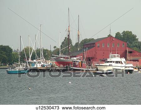 Mystic, CT, Connecticut, Atlantic Ocean, Mystic Seaport View Large Photo Image Stock Image - Mystic, CT, Connecticut, Atlantic Ocean, Mystic Seaport. Fotosearch