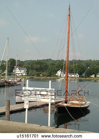 Mystic, CT, Connecticut, Atlantic Ocean, Mystic Seaport View Large Photo Image Stock Image - Mystic, CT, Connecticut, Atlantic Ocean, Mystic Seaport. Fotosearch
