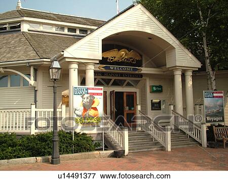 Mystic, CT, Connecticut, Atlantic Ocean, Mystic Seaport, visitor center View Large Photo Image Stock Photo - Mystic, CT, Connecticut, Atlantic Ocean, Mystic Seaport, visitor center. Fotosearch