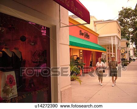 Naples, FL, Florida, Fifth Avenue Shopping Area View Large Photo Image Stock Image - Naples, FL, Florida, Fifth Avenue Shopping Area. Fotosearch
