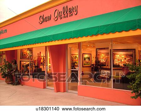 Naples, FL, Florida, Fifth Avenue Shopping Area, art gallery View Large Photo Image Stock Image - Naples, FL, Florida, Fifth Avenue Shopping Area, art gallery. Fotosearch