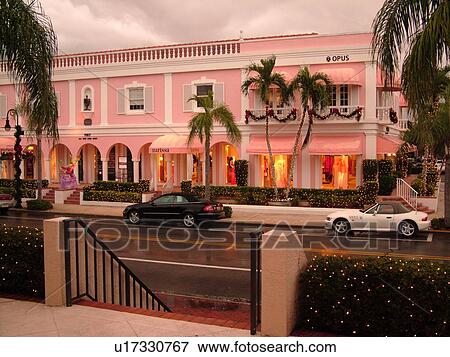 Stock Photo -  Naples, FL, Florida, Third Street South Shopping Area, Historic Old Naples. Fotosearch