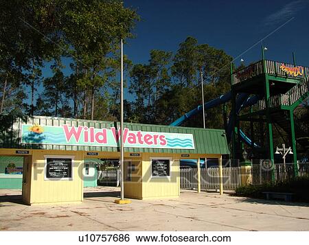 Stock Photograph -  Ocala, FL, Florida, Florida's Silver Springs, Wild Waters, waterpark. Fotosearch