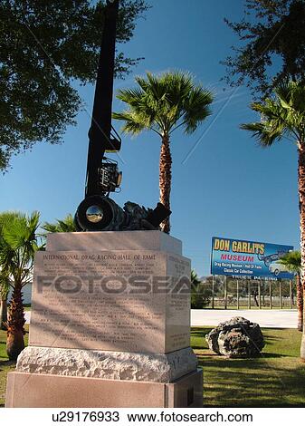 Ocala, FL, Florida, International Drag Racing Hall of Fame, Garlitis Auto Museum, dragster monument View Large Photo Image Stock Image - Ocala, FL, Florida, International Drag Racing Hall of Fame, Garlitis Auto Museum, dragster monument. Fotosearch