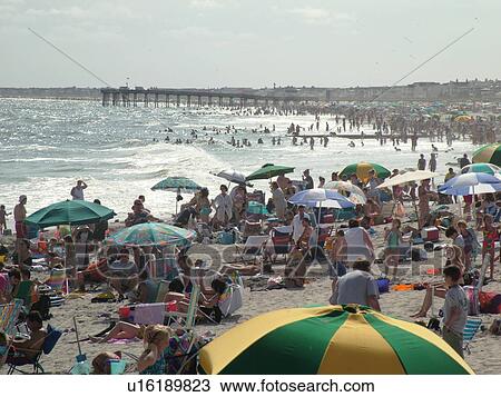 Ocean City, NJ, New Jersey, Atlantic Ocean, shore, beach View Large Photo Image Stock Image - Ocean City, NJ, New Jersey, Atlantic Ocean, shore, beach. Fotosearch