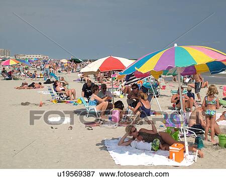 Ocean City, NJ, New Jersey, Atlantic Ocean, shore, beach View Large Photo Image Stock Photo - Ocean City, NJ, New Jersey, Atlantic Ocean, shore, beach. Fotosearch