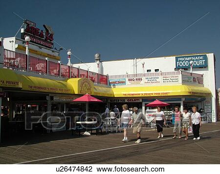 Ocean City, NJ, New Jersey, Boardwalk View Large Photo Image Stock Image - Ocean City, NJ, New Jersey, Boardwalk. Fotosearch