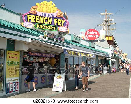 Ocean City, NJ, New Jersey, Boardwalk View Large Photo Image Stock Image - Ocean City, NJ, New Jersey, Boardwalk. Fotosearch