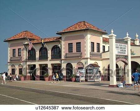 Stock Photo -  Ocean City, NJ, New Jersey, Boardwalk. Fotosearch