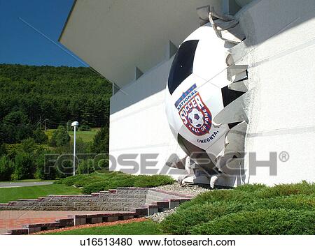 Oneonta, NY, New York, National Soccer Hall of Fame, giant soccer ball in wall View Large Photo Image Stock Image - Oneonta, NY, New York, National Soccer Hall of Fame, giant soccer ball in wall. Fotosearch
