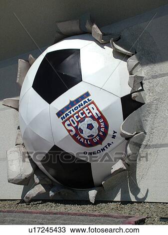 Oneonta, NY, New York, National Soccer Hall of Fame, giant soccer ball in wall View Large Photo Image Stock Image - Oneonta, NY, New York, National Soccer Hall of Fame, giant soccer ball in wall. Fotosearch