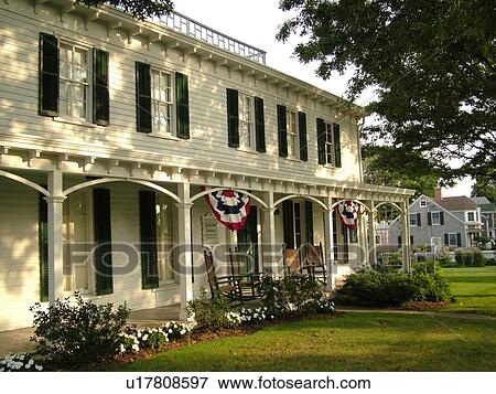 Stock Photo -  Orient, NY, Long Island, New York, Historic Buildings. Fotosearch