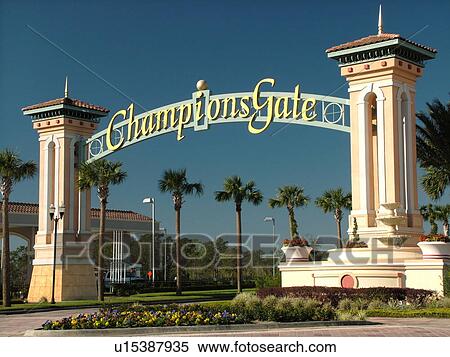 Orlando, FL, Florida, Champions Gate, Golf Resort, entrance View Large Photo Image Stock Photography - Orlando, FL, Florida, Champions Gate, Golf Resort, entrance. Fotosearch