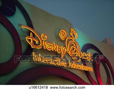 Orlando, FL, Florida, Lake Buena Vista, Walt Disney World, Downtown Disney Westside, Disney Quest, evening View Large Photo Image Stock Photo - Orlando, FL, Florida, Lake Buena Vista, Walt Disney World, Downtown Disney Westside, Disney Quest, evening. Fotosearch