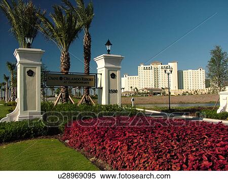 Orlando, FL, Florida, OMNI Orlando Resort at Champions Gate, Golf Resort View Large Photo Image Stock Photography - Orlando, FL, Florida, OMNI Orlando Resort at Champions Gate, Golf Resort. Fotosearch