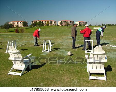 Stock Image -  Orlando, FL, Florida, Orange Lake Country Club and Resort, golf course, driving range. Fotosearch