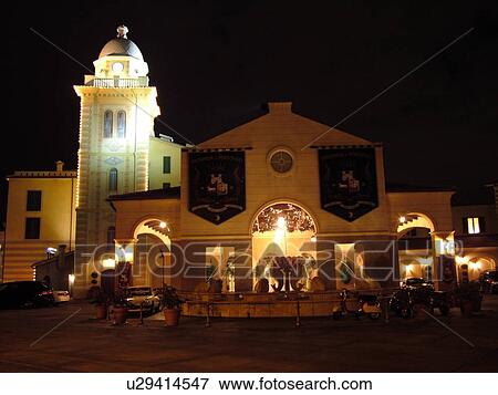 Orlando, FL, Florida, Portofino Bay Hotel, Universal Orlando Resort, evening View Large Photo Image Stock Photo - Orlando, FL, Florida, Portofino Bay Hotel, Universal Orlando Resort, evening. Fotosearch