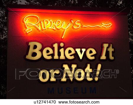 Orlando, FL, Florida, Ripley's Believe It Or Not! Orlando Odditorium, sign, evening View Large Photo Image Stock Image - Orlando, FL, Florida, Ripley's Believe It Or Not! Orlando Odditorium, sign, evening. Fotosearch