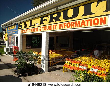 Orlando, FL, Florida, ticket stand, fruit stand View Large Photo Image Stock Photo - Orlando, FL, Florida, ticket stand, fruit stand. Fotosearch