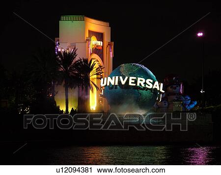 Orlando, FL, Florida, Universal Studios, Universal Orlando Resort, Universal Studios Globe, evening View Large Photo Image Stock Image - Orlando, FL, Florida, Universal Studios, Universal Orlando Resort, Universal Studios Globe, evening. Fotosearch
