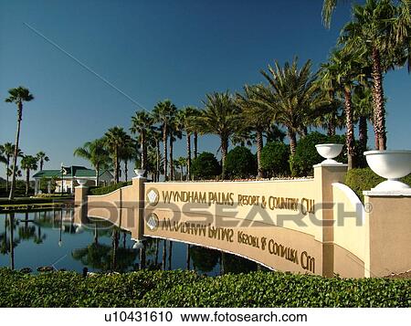 Orlando, FL, Florida, Wyndam Palms Resort and Country Club, entrance, fountain View Large Photo Image Stock Image - Orlando, FL, Florida, Wyndam Palms Resort and Country Club, entrance, fountain. Fotosearch
