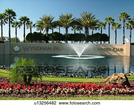 Orlando, FL, Florida, Wyndam Palms Resort and Country Club, entrance, fountain View Large Photo Image Stock Image - Orlando, FL, Florida, Wyndam Palms Resort and Country Club, entrance, fountain. Fotosearch