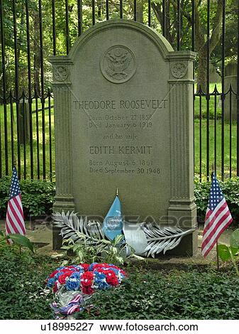 Oyster Bay, NY, New York, Long Island, Sagamore Hill National Historic Site, Young Memorial Cemetery, President Theodore Roosevelt Gravesite View Large Photo Image Stock Photo - Oyster Bay, NY, New York, Long Island, Sagamore Hill National Historic Site, Young Memorial Cemetery, President Theodore Roosevelt Gravesite. Fotosearch