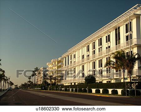 Palm Beach, FL, Florida, Buildings along Ocean Boulevard View Large Photo Image Stock Image - Palm Beach, FL, Florida, Buildings along Ocean Boulevard. Fotosearch