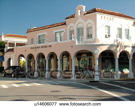 Stock Photo -  Palm Beach, FL, Florida, Palm Beach Historic Inn. Fotosearch