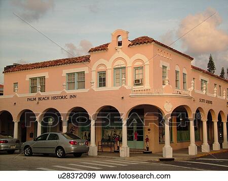 Palm Beach, FL, Florida, Palm Beach Historic Inn View Large Photo Image Stock Photo - Palm Beach, FL, Florida, Palm Beach Historic Inn. Fotosearch