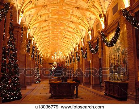 Palm Beach, FL, Florida, The Breakers, Resort Hotel, interior, Christmas decorations View Large Photo Image Stock Photo - Palm Beach, FL, Florida, The Breakers, Resort Hotel, interior, Christmas decorations. Fotosearch