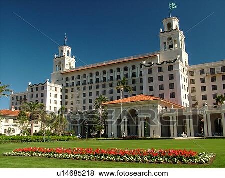 Palm Beach, FL, Florida, The Breakers, Resort Hotel View Large Photo Image Stock Photo - Palm Beach, FL, Florida, The Breakers, Resort Hotel. Fotosearch