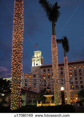 Palm Beach, FL, Florida, The Breakers, Resort Hotel, evening View Large Photo Image Stock Photo - Palm Beach, FL, Florida, The Breakers, Resort Hotel, evening. Fotosearch