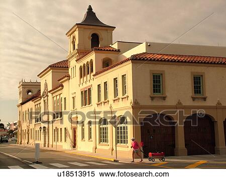 Stock Photography -  Palm Beach, FL, Florida, Town Hall. Fotosearch