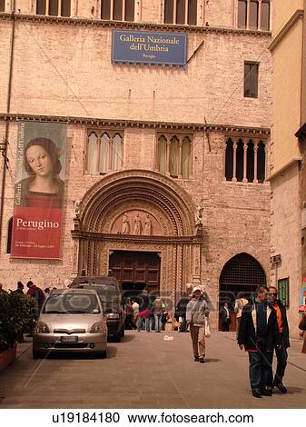 Perugia, Umbria, Italy, Europe, Galleria Nationale dell'Umbria ...