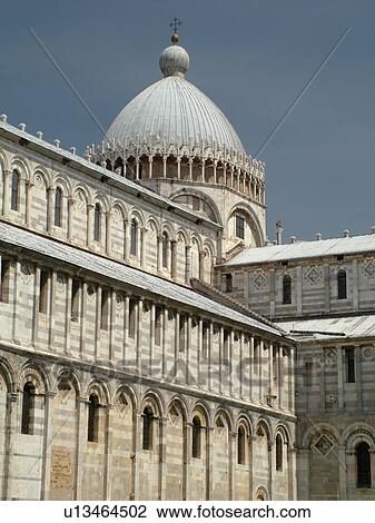 Pisa, Italy, Tuscany, Toscana, Europe, The Cathedral in Campo dei Miracoli (Field of Miracles) in the city of Pisa. View Large Photo Image Stock Image - Pisa, Italy, Tuscany, Toscana, Europe, The Cathedral in Campo dei Miracoli (Field of Miracles) in the city of Pisa.. Fotosearch