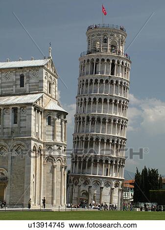 Pisa, Italy, Tuscany, Toscana, Europe, Leaning Tower of Pisa (Torre Pendente) and the Cathedral in Campo dei Miracoli (Field of Miracles) in the city of Pisa. View Large Photo Image Stock Photography - Pisa, Italy, Tuscany, Toscana, Europe, Leaning Tower of Pisa (Torre Pendente) and the Cathedral in Campo dei Miracoli (Field of Miracles) in the city of Pisa.. Fotosearch