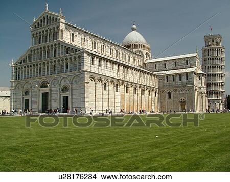 Pisa, Tuscany, Italy, Toscana, Europe, Leaning Tower of Pisa (Torre Pendente) and the Cathedral in Campo dei Miracoli (Field of Miracles) in the city of Pisa. View Large Photo Image Picture - Pisa, Tuscany, Italy, Toscana, Europe, Leaning Tower of Pisa (Torre Pendente) and the Cathedral in Campo dei Miracoli (Field of Miracles) in the city of Pisa.. Fotosearch