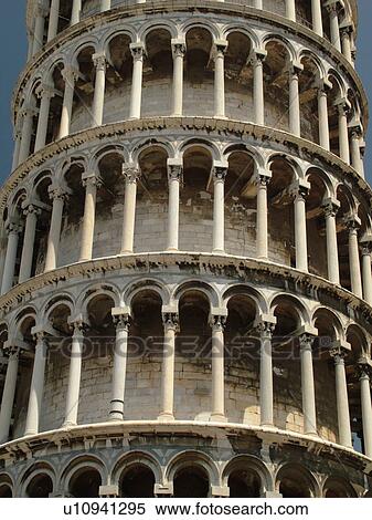 Stock Photography -  Pisa, Tuscany, Italy, Toscana, Europe, Leaning Tower of Pisa (Torre Pendente) in Campo dei Miracoli (Field of Miracles) in the city of Pisa.. Fotosearch