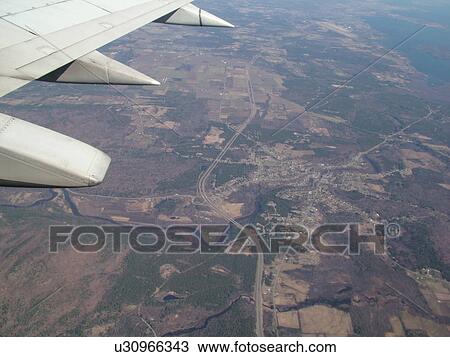 Plattsburgh, NY, New York, Aerial view of I-87, New York Thruway, from an airplane View Large Photo Image Stock Image - Plattsburgh, NY, New York, Aerial view of I-87, New York Thruway, from an airplane. Fotosearch