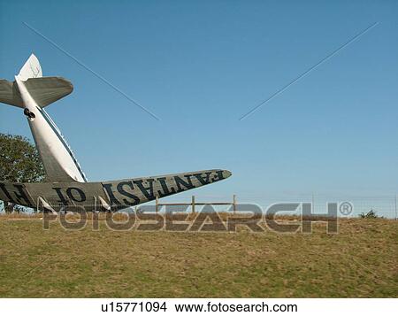 Polk City, FL, Florida, Fantasy of Flight, plane crashed in field, advertisement View Large Photo Image Picture - Polk City, FL, Florida, Fantasy of Flight, plane crashed in field, advertisement. Fotosearch
