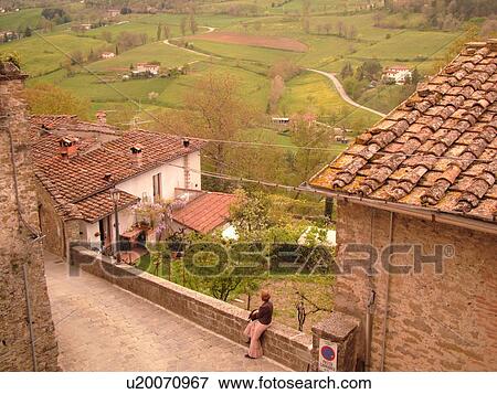 Poppi, Tuscany, Italy, Toscana, Europe, The town of Poppi in the Casentino hill region. View Large Photo Image Stock Photo - Poppi, Tuscany, Italy, Toscana, Europe, The town of Poppi in the Casentino hill region.. Fotosearch