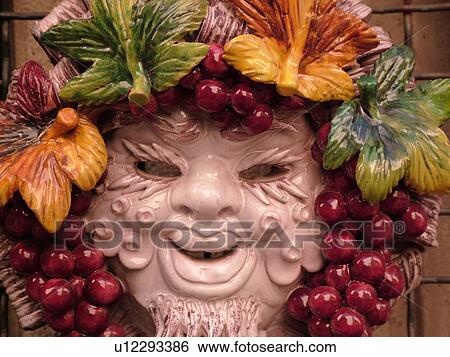 pottery, Italy, Umbria, Orvieto, Europe, Ceramic pottery mask displayed outside a local shop in the medieval town of Orvieto. View Large Photo Image Stock Photograph - pottery, Italy, Umbria, Orvieto, Europe, Ceramic pottery mask displayed outside a local shop in the medieval town of Orvieto.. Fotosearch