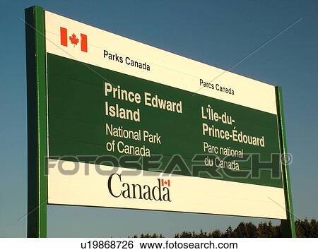 Prince Edward Island, Canada, Prince Edward Island National Park, Queens County, Gulf of Saint Lawrence, Cavendish Beach, entrance sign View Large Photo Image Stock Photograph -  Prince Edward Island, Canada, Prince Edward Island National Park, Queens County, Gulf of Saint Lawrence, Cavendish Beach, entrance sign. Fotosearch