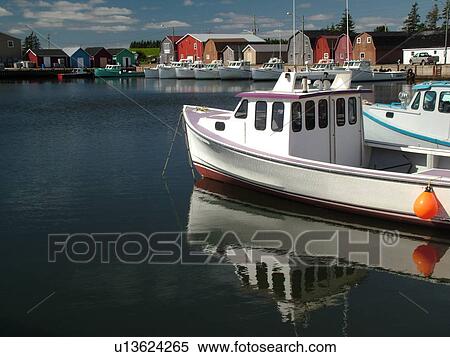 Prince Edward Island, Canada, Prince County, Gulf of Saint Lawrence, Malpeque, fishing village, harbor, fishing boats, marina View Large Photo Image Stock Photography - Prince Edward Island, Canada, Prince County, Gulf of Saint Lawrence, Malpeque, fishing village, harbor, fishing boats, marina. Fotosearch