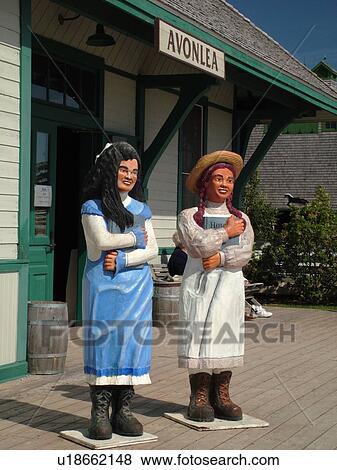 Stock Photo -  Prince Edward Island, Canada, Queens County, Cavendish, Avonlea Village of Anne of Green Gables. Fotosearch